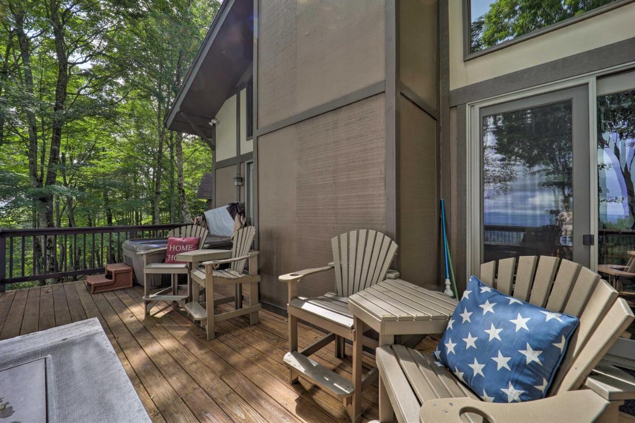 Beech Mountain Cabin Retreat With Hot Tub And Views! Ngoại thất bức ảnh