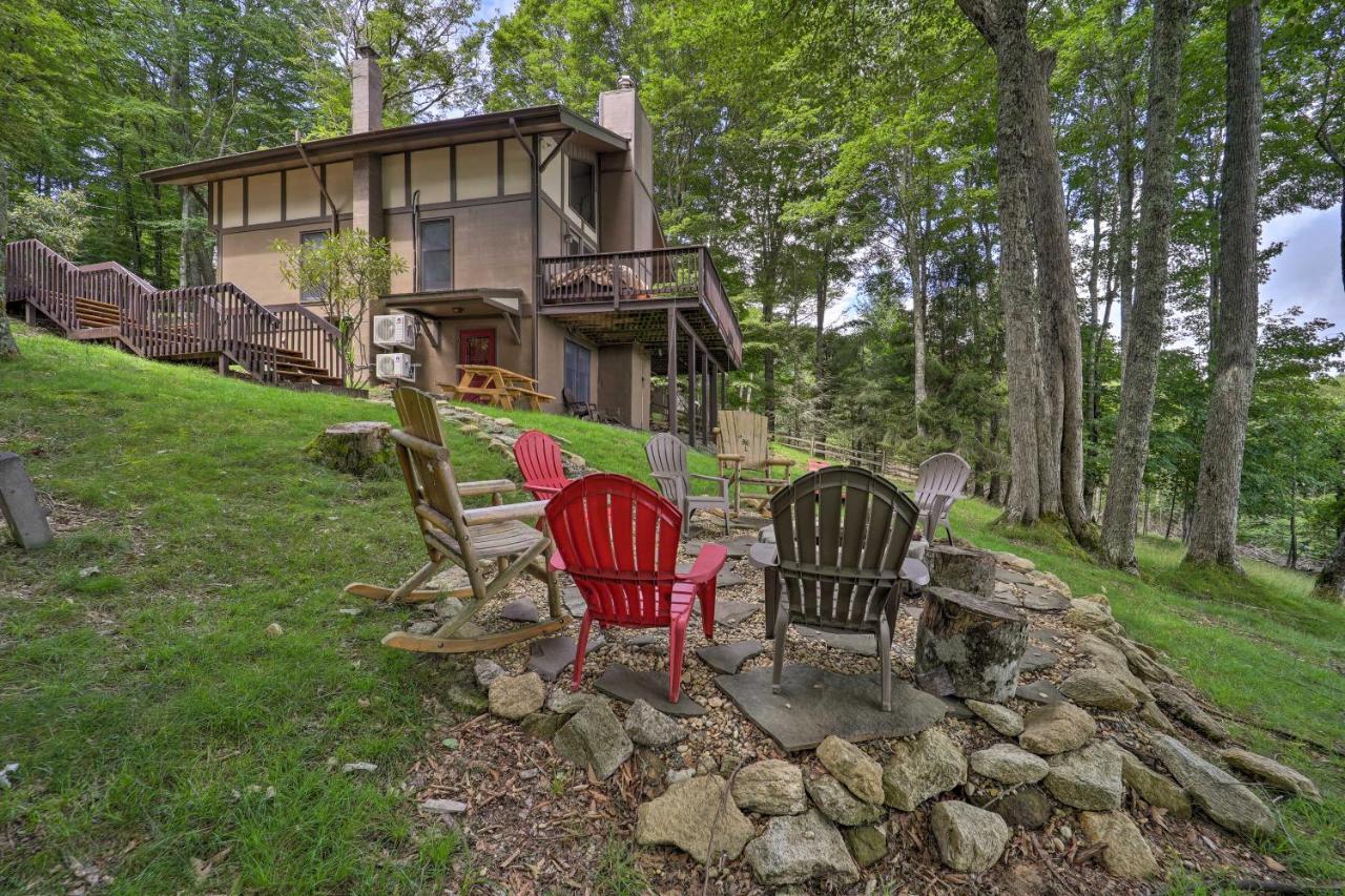 Beech Mountain Cabin Retreat With Hot Tub And Views! Ngoại thất bức ảnh